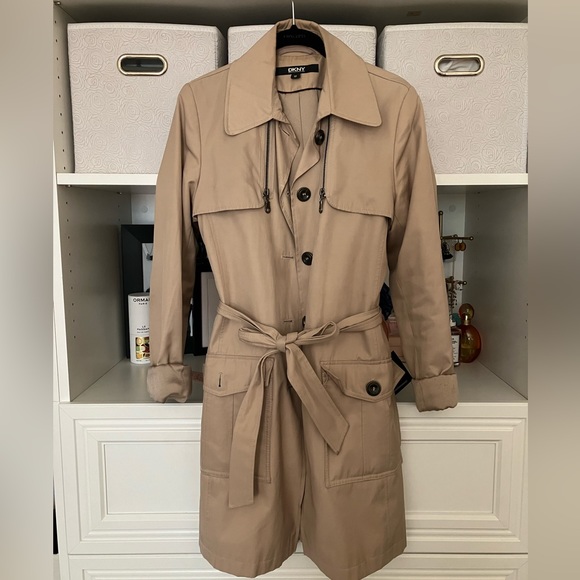 DKNY Trench Coat - Picture 1 of 4
